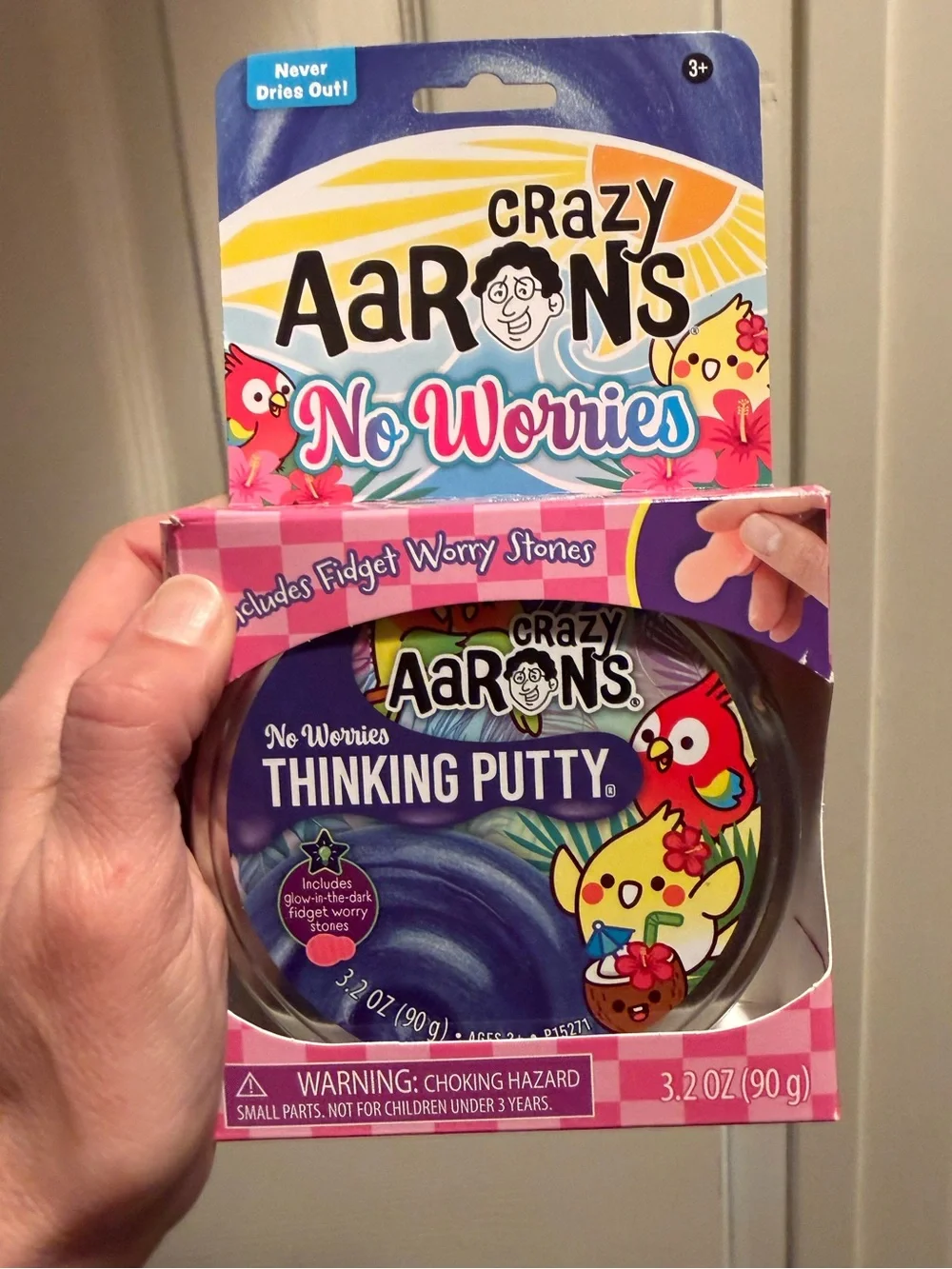 Crazy Aaron’s Thinking Putty No Worries Thinking Putty - Purple